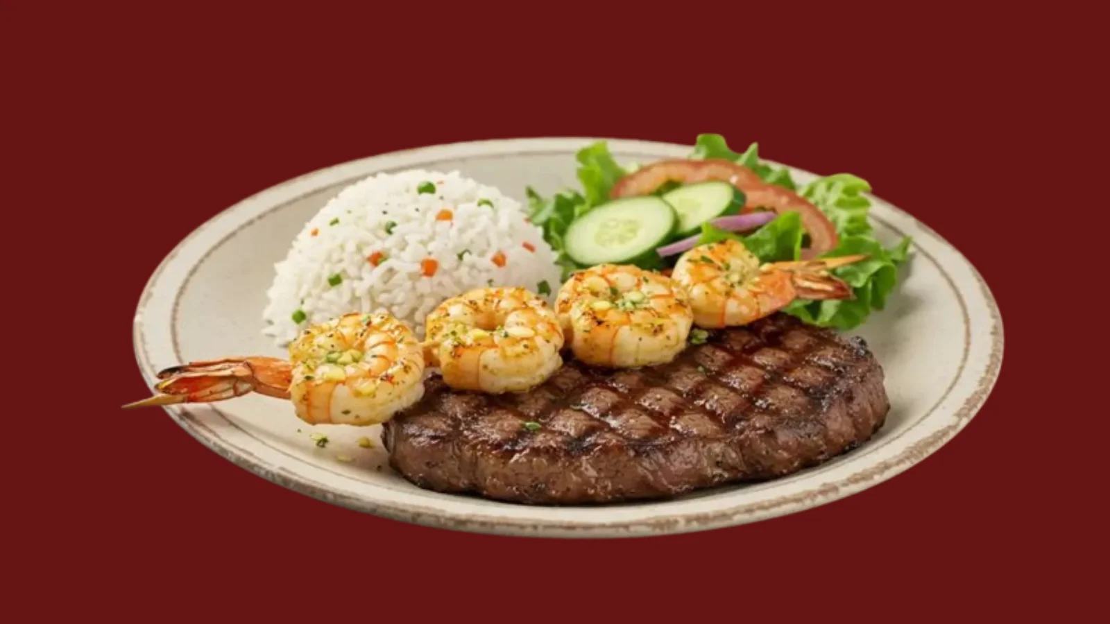 Sirloin & Grilled Shrimp Combo